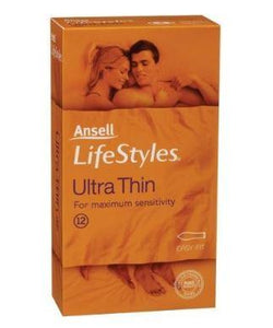 Ansell Lifestyles Condoms ULTRA THIN 12