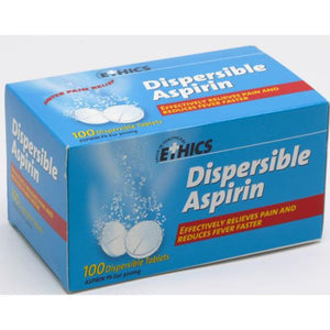 Ethics Aspirin Dispersible Tablets 300mg 100