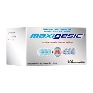 Maxigesic Double Action Pain Relief Tablets 100 [limited to 1 per order]