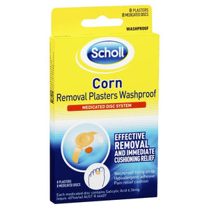 SCHOLL Corn Removal Plasters Waterproof