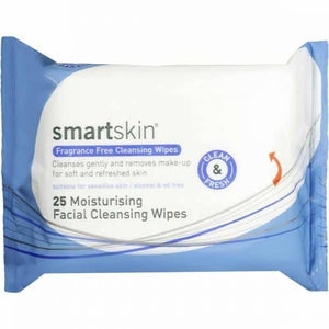 Smartskin Facial Cleansing Wipes Fragrance Free 25