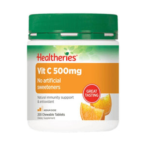 Healtheries Vit C 500mg Chewable Tablets 200