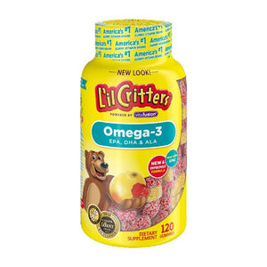 L'il Critters Omega-3 DHA 120 Gummies