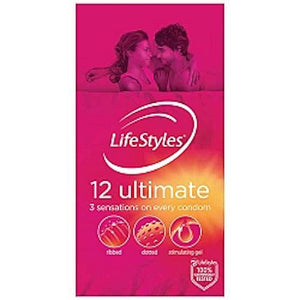 Ansell Lifestyle Ultimate Condoms 12pk