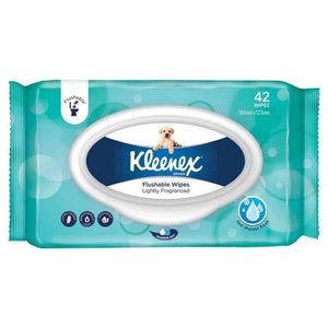 Kleenex Flushable Wipes Scented 42