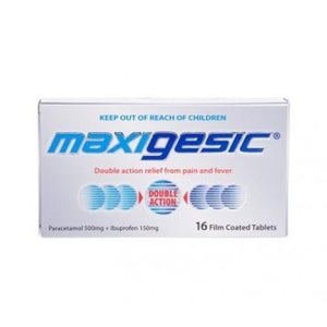 Maxigesic Double Action Pain Relief Tablets 16 limit 5