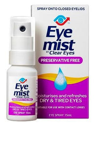 Clear Eyes Eye Mist Spray 15ml