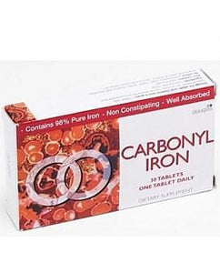 Carbonyl Iron Tabs 18mg 30