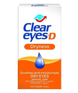 Clear Eyes-D Dryness Drops 15 ml