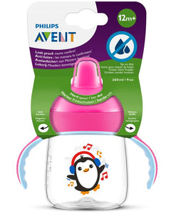 Philips Avent Sip, no Drip Cup 260ml 12 months + Pink