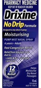 Drixine No Drip Moisturising Nasal Spray 15ml