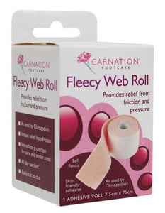 Carnation Fleecy Web Roll 7.5cm x 75cm