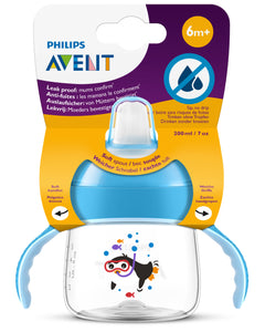 Philips Avent Sip, no Drip Cup 200ml 6 months + Blue