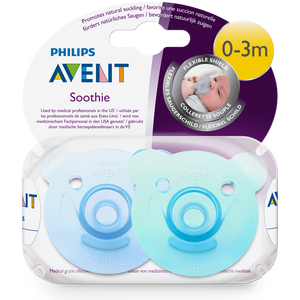 Philips Avent 0-3 months Bear Soothie 2 Pack