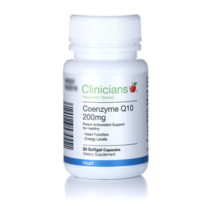 Clinicians Coenzyme Q10 200mg Capsules 30