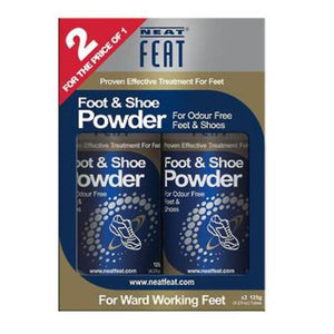 Neat Feat Shoe Powder 2 for 1 Value Pack 125g