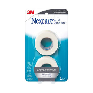 Nexcare Gentle Paper Tape 2/PK 25.4mm x 9.14m