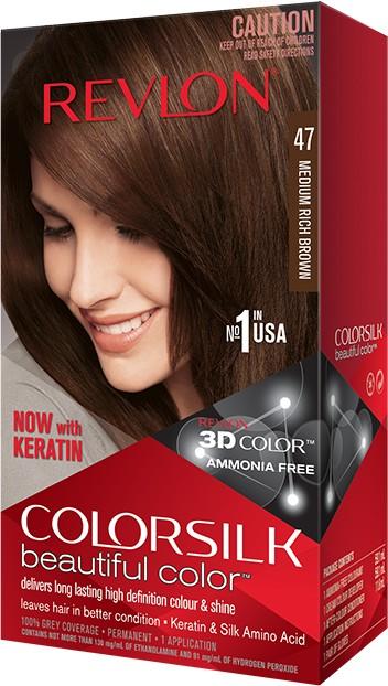 REVLON ColorSilk Hair Color Medium Rich Brown – Kiwi Pharmacy