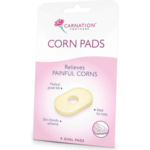 Carnation Foot Corn Rings Oval 9 Pack