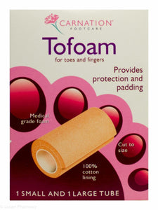 Carnation Tofoam 1 Small and 1 Large Tube 2 Pack