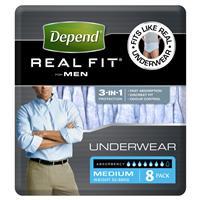 Depend Realfit Men Medium 8