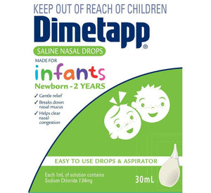 Dimetapp Saline Nasal Drops 30ml ??For Infants