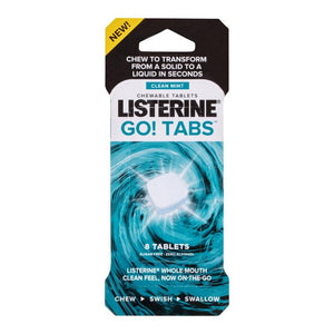 LISTERINE® GO! TABS™ Clean Mint 8 Tablets