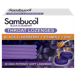 Sambucol Soothing Throat Lozenges 20s