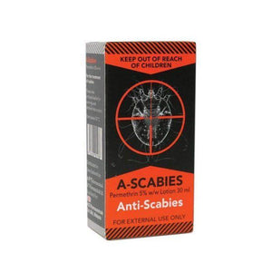A-Scabies Permethrin 5% Lotion 30ml