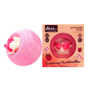 Ahhh Raspberry Marshmallow Bath Bomb 180g