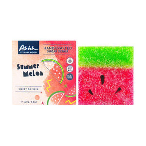 Ahhh Summer Melon Sugar Scrub Bar 100g