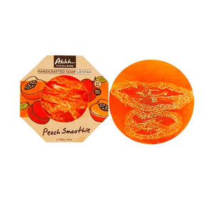 Ahhh Peach Smoothie Loofah Soap 120g