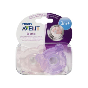 Philips Avent 3 months + Bear Soothie 2 Pack