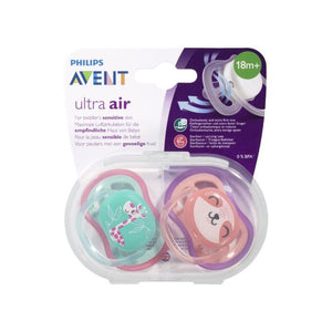 Philips Avent Ultra Air BPA Free Soother 18m+ 2 Pack