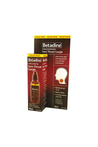 Betadine SORE THROAT Concentrated Gargle 40ml