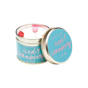 BOMB Tin Candle Iced Cranberry