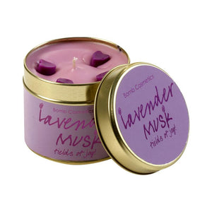 BOMB Tin Candle Lavendar Musk