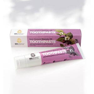 BeeVantage Toothpaste with Red Raspberry Leaf and Menthol 100g