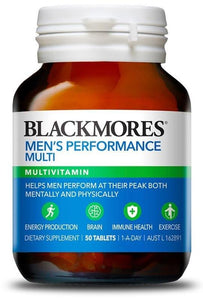 Blackmores Men's Performance Multivitamin 50 Tablets