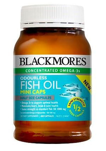 Blackmores Odourless Fish Oil 1000mg Mini Capsules 400