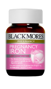 Blackmores Pregnancy Iron Tablets 30