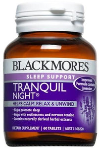 Blackmores Tranquil Night Tablets 60