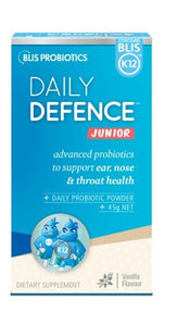 Blis DailyDefence Junior with BLIS K12™ Powder 45g Vanilla
