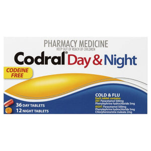Codral PE Day & Night Codeine Free 48 Tablets
