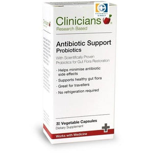 Clinicians Antibiotic Support Probiotics Capsules 20