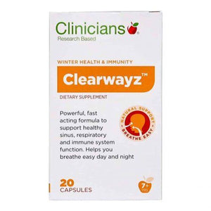 Clinicians Clearwayz 2 Pack 20 Capsules