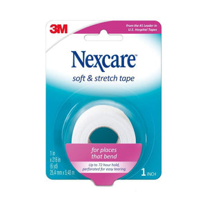 Nexcare Soft and Stretch Cloth Tape 25.4mm x 5.48m