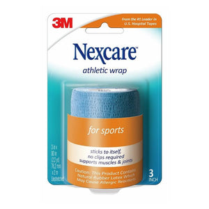 Nexcare Athletic Wrap 75mm x 2m Blue