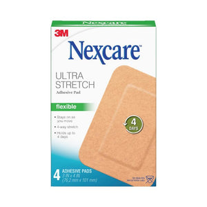 Nexcare Ultra Stretch Adhesive Pad's 4's