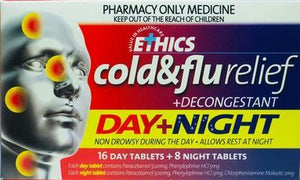 ETHICS Cold&Flu Relief Day & Night 24